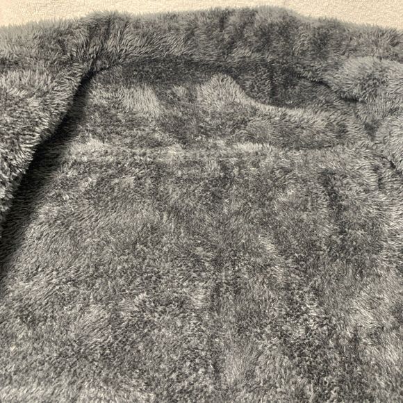 Black Denim Jean Jacket Fur Lined Small Medium Mens - Picture 4 of 5